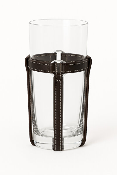 THE IVY CONCEPT STORE The Noble Run Series Bitter Coffee Color Long Glass Cup