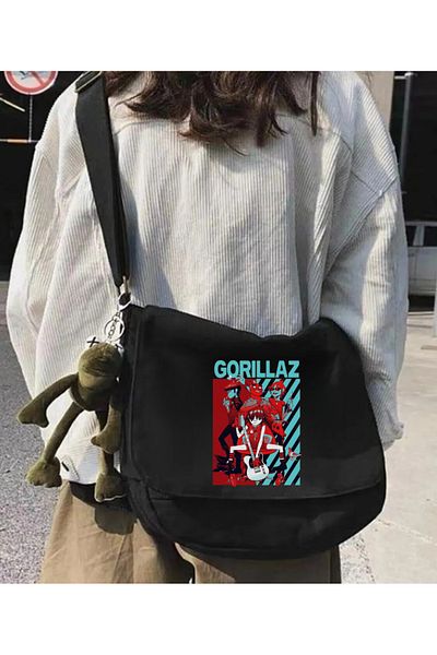 Touz Moda Groillaz Black Messenger Bag