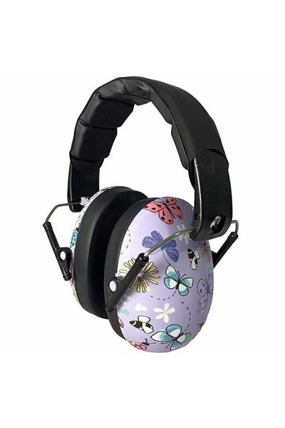 Banz Children's Earmuffs, Bubzee, 3-10 Years, Butterfly