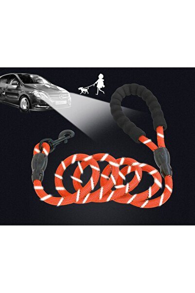 zola Λουρί σκύλου, ανακλαστικό, λαβή από αφρώδες υλικό, κόκκινο, 2M