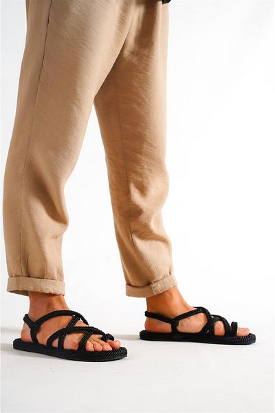 marceline Men's Straw String Summer Sandals