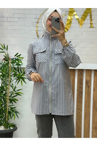 Meryemce Butik Cotton Poplin Wear Jacket