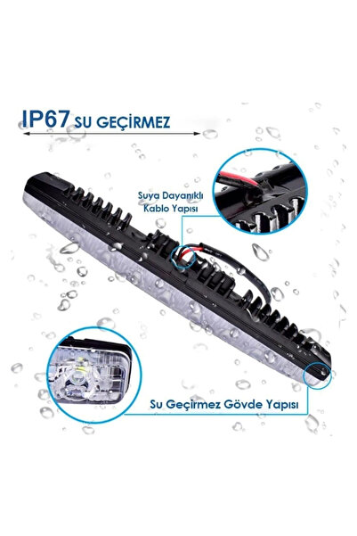 FRT Ottoman Gündüz Ledi Gündüz Farı Led Sis Farı Sinyalli Kayarlı
