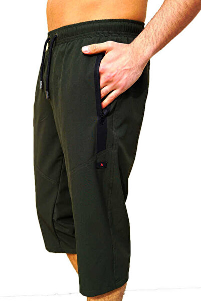 Miami Beach Khaki Large Size Water Repellent Feature Below the Knee Men's Pool Sea Brown