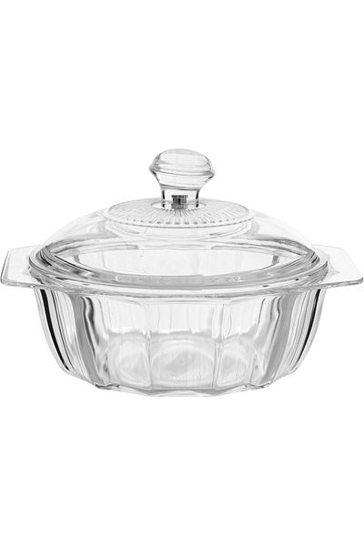 ALSAIF Round Acrylic Date Bowl with Transparent Lid by ALSAIF
