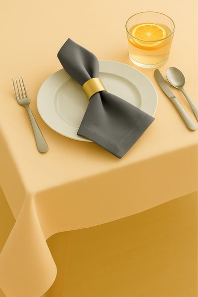 Luvora Home Luna Series Velvet Textured 2-Piece Guest Napkin - Gray