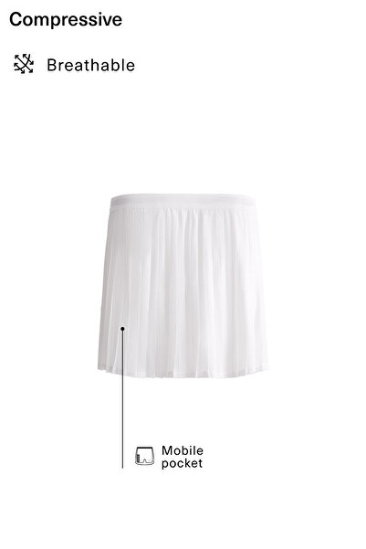 Oysho Compressive Mesh Skirt