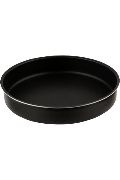 ALSAIF Vetro Round Pan Non Stick (COATING INTERIOR) Size: 30x5cm Color: Black K797007/30/bk