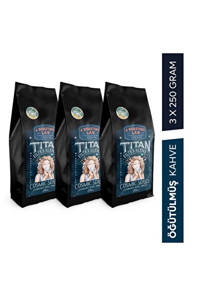 A Roasting Lab Titan Öğütülmüş Filtre Kahve 3x250 G