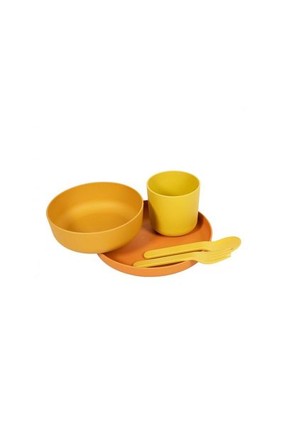 Bo Jungle Set 5 accesorii masa bebelusi Bo Jungle Ocru