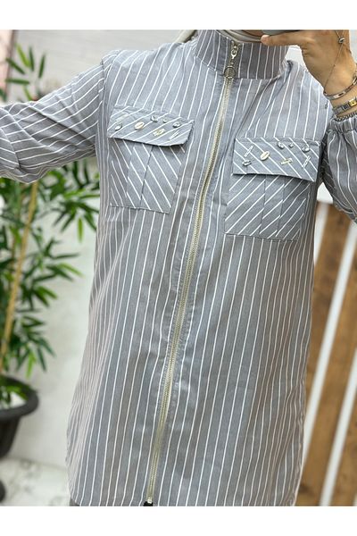 Meryemce Butik Cotton Poplin Wear Jacket