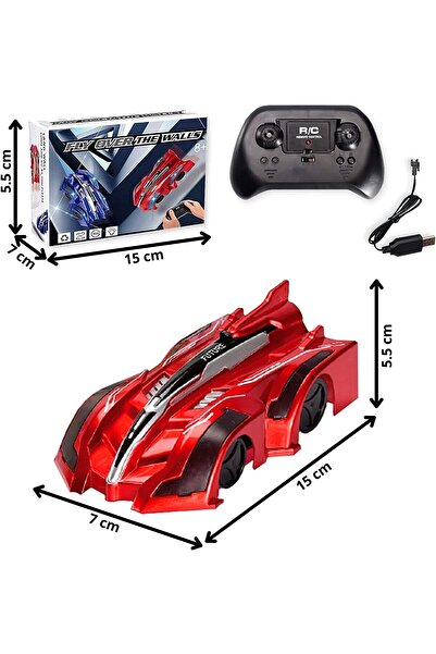 Yelajoy Rechargeable Wall Floor Climber ,remote controls Racing Car, Ceiling Rotating 360 Degree Rolling