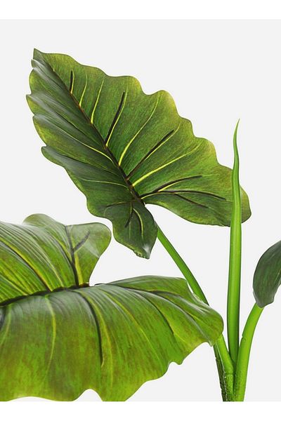 Bizzotto Artificial green calla lily 7 leaves in pot 78 h