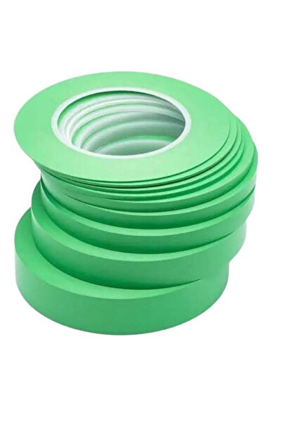 Home Fine Line Dekoratif Maskeleme Bandı Yeşil Renk Vinil 20mmx55mt