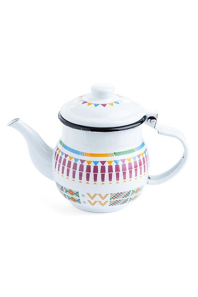 Alrimaya Enamel Kettle White -
