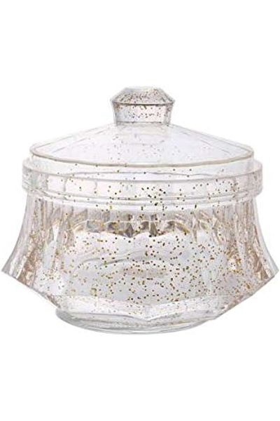 ALSAIF Circular Dessert Bowl, Glass, Transparent, 1 Piece