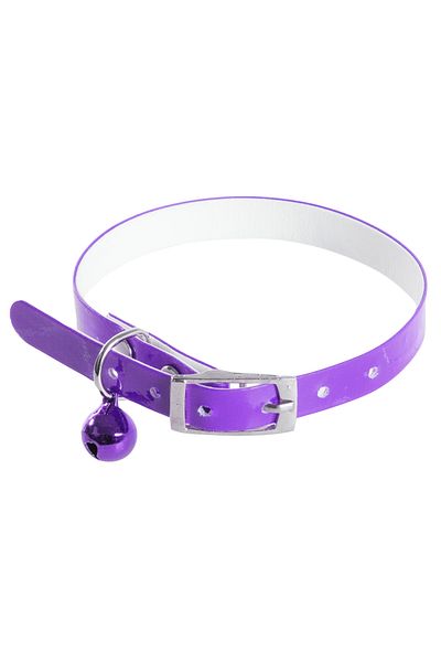 zola Dog collar, with bells, adjustable, 30x1 cm, purple