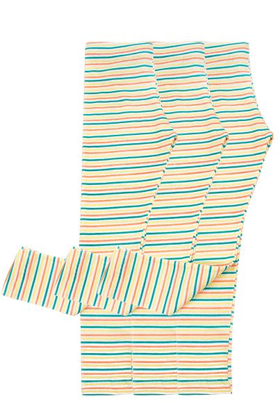 Öts Girl's 3-Piece Ribbed Long Tights (100% Cotton)