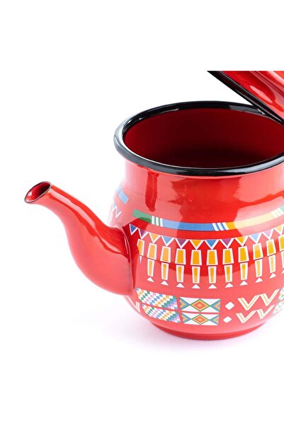 Alrimaya Enamel Kettle Red -