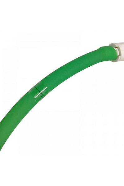 zola USB LED collar for dogs/cats, 3 lighting modes, 55 cm, adjustable, rubber, green