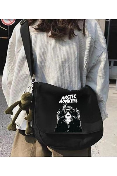 Touz Moda Artic Monkeys Black Messenger Bag