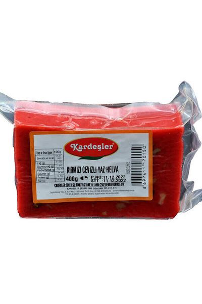 Kardeşler Şekerleme Red Walnut Brothers Summer Halva - 400g X 3 Pieces