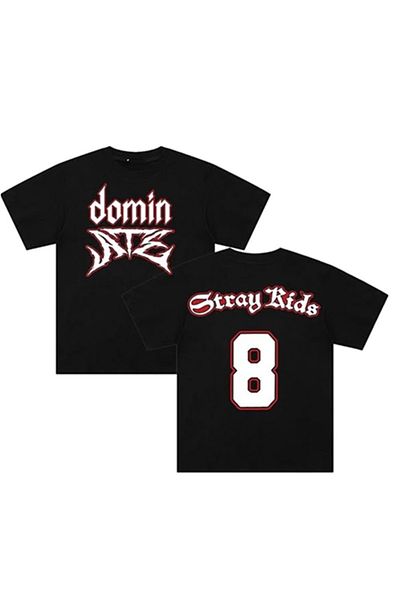 Touz Moda Stray Kids Skz 8 T-Shirt Dominate World Tour 2025