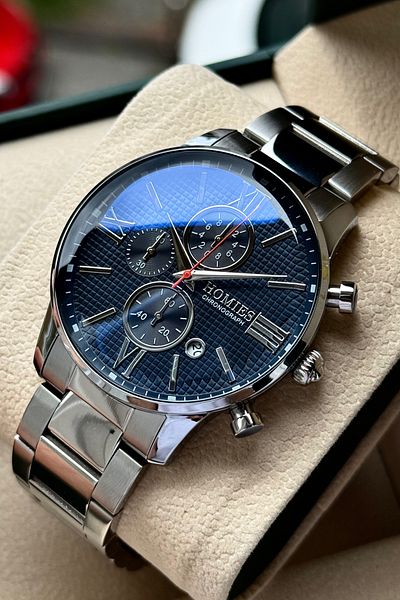 Homies Men's Wristwatch Watch with Gift Box and Bracelet Gift All Functions Works.Hmmys18