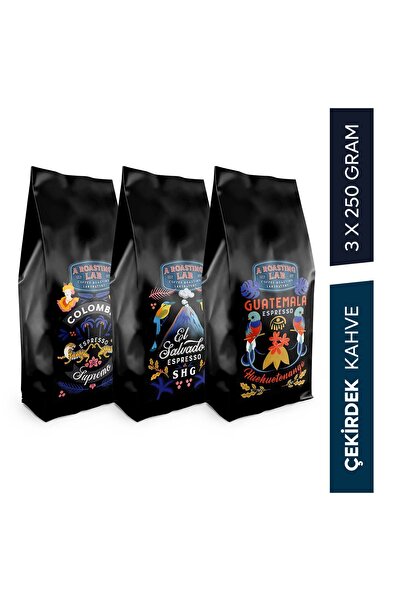 A Roasting Lab Espresso Avantaj Seti Çekidek Kahve 3x250g