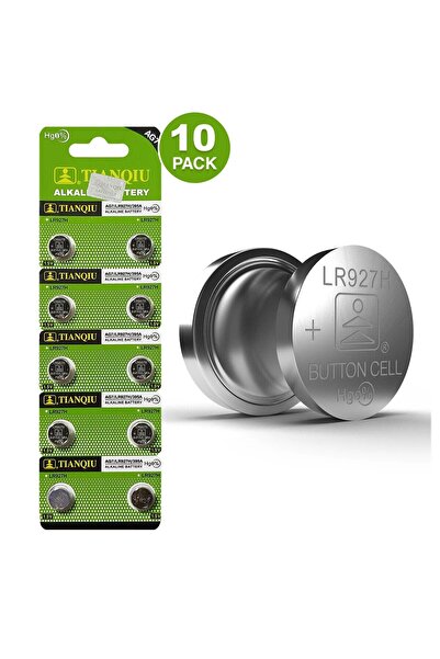 TIANQIU بطاريات قلوية AG7/ LR927H/ 395A 1.5 فولت - 10 قطع