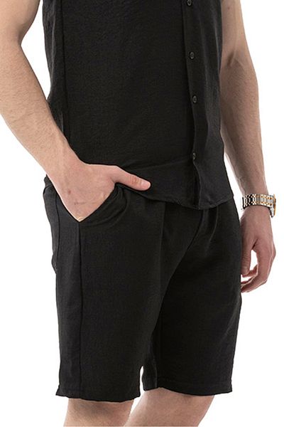 monox Men's Mechanical Linen Shorts