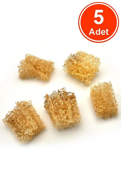 xdeonss Dish Washcloth 100% Natural Pumpkin Washcloth x 5 Pieces