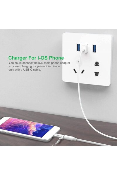 Karll Set de 2 convertoare USB C la Lightning BL2021, aluminiu, multicolor, 20,6 x 6 x 13,7 mm