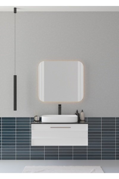 DEFF AHŞAP MANDALİN BANYO DOLABI