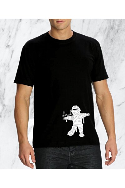 donamod Tricou obișnuit cu imprimeu mumie pentru bărbați