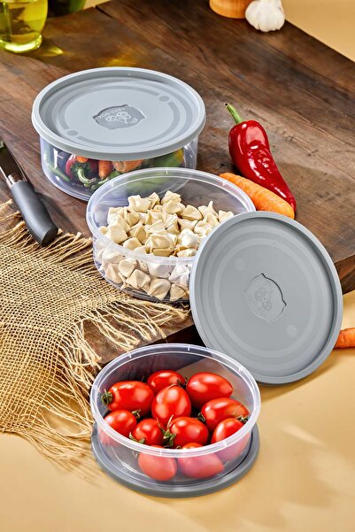 Mek life 3 Round Storage Container