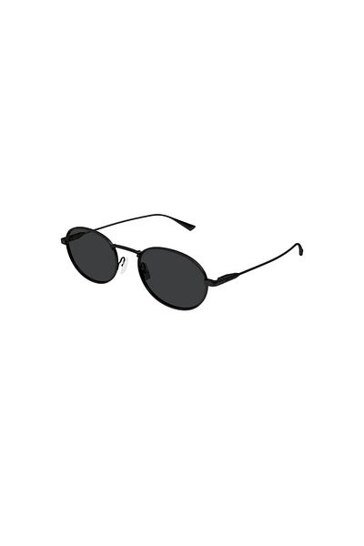 Saint Laurent Sl 799 001 52 Women's Oval Black Metal Sunglasses