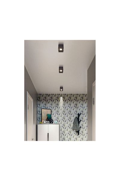 ULTRAS PERA Surface Mounted Cube 6500K Led Spot Black-Rose
