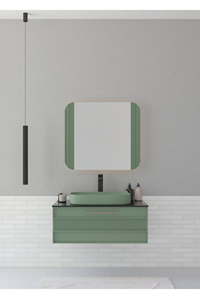 DEFF AHŞAP MANDALİN BANYO DOLABI