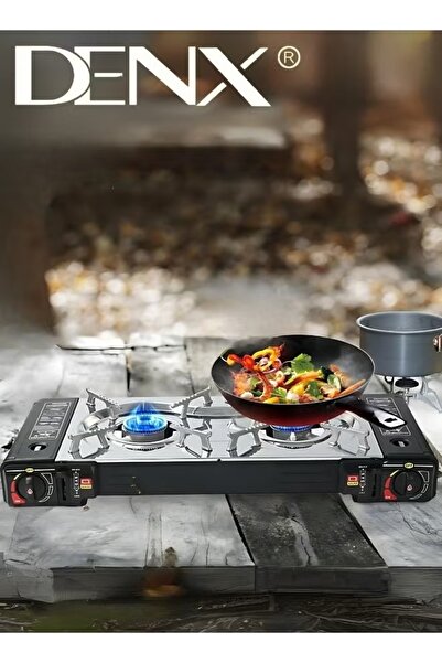 Denx Portable Gas Stove, 2200 Watts, Suitable for Indoor and Outdoor Cooking DX2802