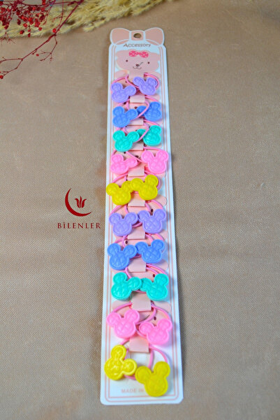 Bilenler 10 ζευγάρια πολύχρωμες και φιγούρες λαστιχένιες πόρπες για κορίτσια ...