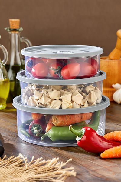 Mek life 3 Round Storage Container