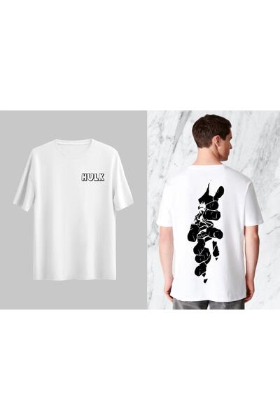 donamod Tricou pentru bărbați cu personaj de desene animate Hulk Regular