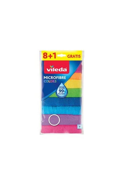 Vileda Set 8 lavete Vileda Microfibra Colors, multicolor