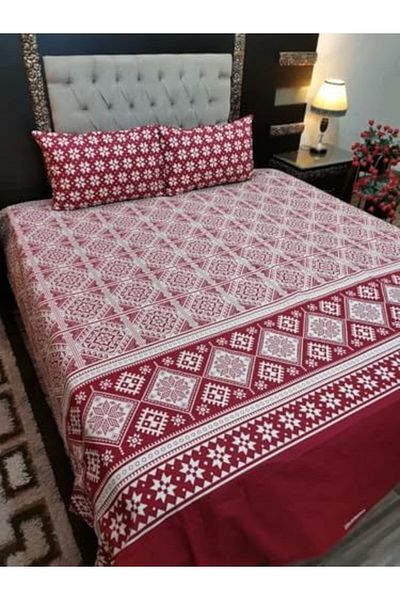 Doltri Premium King Size Bedsheet 240x245 Cm With 2 Pillow Cases - Soft, Durable, And Stylish Bedding Set