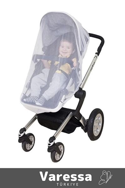 VARESSA Special Series Fly Spider Insect Protection Micro Hole Plug and Remove 100X80X80 Baby Stroller Mosquito Net