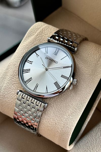Homies Men's Wristwatch Thin Case with Gift Box and Bracelet Gift .Hmmys30