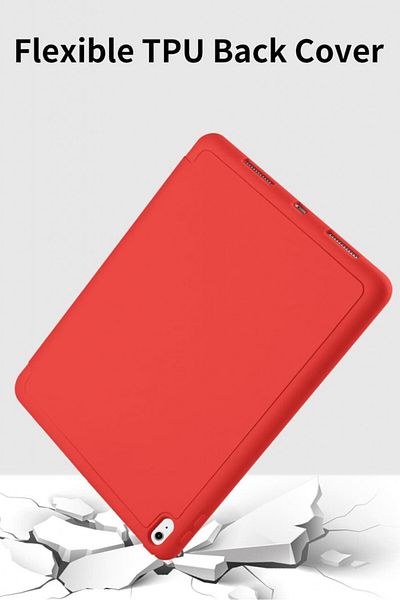 VAGHVEO Protective Case For Ipad Air , Tpu, Red, 10.9 Inches