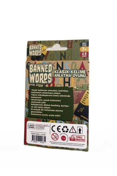 LAÇO KİDS Banned Words Word Telling Game