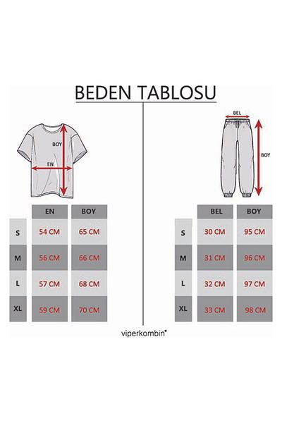 viperkombin Italia Bottom Top Suit 2Li Scuba T-Shirt and Pants Summer